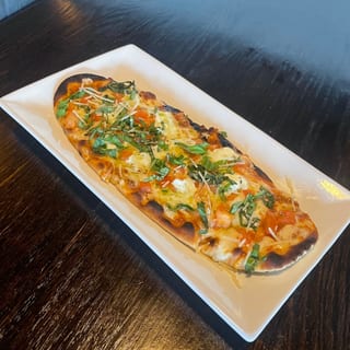 Flatbread Pears and Bleu Cheese