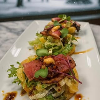 Spicy Tuna Tostada